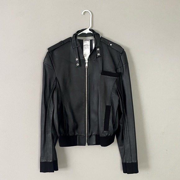 Helmut Lang Lambskin Bomber Jacket / Size M - Picture 1 of 7